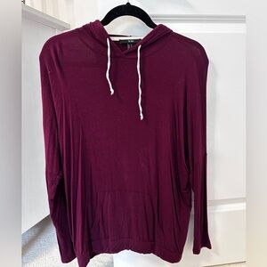 Forever21 lightweight burgundy hoodie